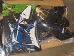 Yamaha Ufo Black Gloss Re Plastics Yz 125/250 Decal Oem Nos YAKIT312-001. Fixed Price $250.00.