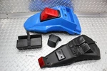 2008 Kawasaki KLR650 Blue Rear Wheel Fender/mud Guard & Tail Light. Fixed Price $149.99.