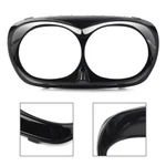 Dual Headlight Fairing Bezel Trim Cover For Harley Road Glide 98-13 Glossy Black. Fixed Price $28.65.