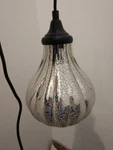 Elby Single Light 8" Wide Pendant With Glass Shade. Fixed Price $50.00.