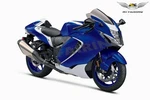 Cv Injection Pearl Blue Fairing Fit For Suzuki 2021-2026 GSXR1300 GEN3 Hayabusa. Fixed Price $729.99.