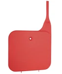 Ufo Red Plastic Front Number Plate '85-94 CR125/CR250/CR500 (HO02607#061). Fixed Price $36.59.