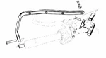 2010-2019 Kawasaki Versys 650 Abs / Lt Hand Guard Bracket Set 217HGS-0007A. Fixed Price $159.02.