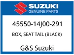 Suzuki Oem Part 45550-14J00-291 Box,seat Tail (black). Fixed Price $343.16.
