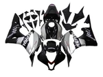 Cv Injection Black White Plastic Fairing Fit For Honda 2007-2008 Cbr 600RR A091. Fixed Price $459.99.
