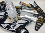 Graphics And Plastic Ktm 125-450 Sx-f Xc-f Emig V2 Kit Black / W. Fixed Price $435.00.