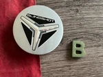 #b 1) 2014 2019 Polaris Slingshot Wheel Center Plastic CAP-579. Fixed Price $21.95.