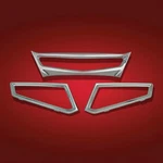 Show Chrome Motorcycle Tail Light Lens Trim For Honda GL1800 Goldwing 2012-17. Fixed Price $87.96.