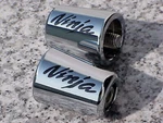 Kawasaki Ninja 250 300 500 ZX6R ZX7 ZX9 ZX10R ZX12 ZX14 Chrome Bar Ends. Fixed Price $19.95.