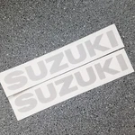 Suzuki Reflective White 13" 33CM Decal 600 Sticker Gsxr 1000 Srad 750 Moto Gp Sv. Fixed Price $10.99.