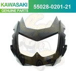 Kawasaki KLR650 Black Upper Cowling Nose Fairing 55028-0201-21. Fixed Price $284.43.