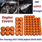 62PCS Engine Bolts Caps Covers For Harley Touring Street Road King Glide 2017-. Fixed Price $44.50.