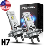 2X H7 Led Headlight Bulb Kit High Low Beam 12000LM Super Bright 6000K White. Fixed Price $35.99.