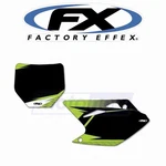 Factory Effex Graphic Number Plate Backgrounds For 2009-2012 Kawasaki KX250F Sg. Fixed Price $36.29.