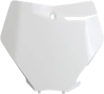 Ufo Replacement Front Number Plate 2020 White KT04094042. Fixed Price $23.70.