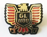 Honda GL1100 1982-83 Goldwing Side Cover Emblem 83606-MB9-000 New!. Fixed Price $39.98.