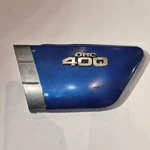 1975 Kawasaki Kz 400 Left Side Covers Blue 36001-048-2L. Fixed Price $18.18.