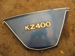 Right Hand Frame Side Cover 1979 Kawasaki. Fixed Price $32.50.