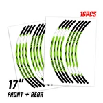 Green RUSH3 17 Inch Edge Rim Sticker For Honda CBR1000RR 18 19 20 21. Fixed Price $33.87.
