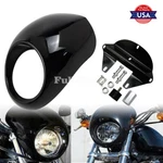 Front Headlight Fairing Mask Fit For Harley Sportster Dyna Fx Xl Low Rider 1200. Fixed Price $29.99.