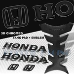 Perforated Black Pro Grip Fuel Tank PAD+5.75" Honda Logo+letter Emblem Sticker. Fixed Price $26.88.