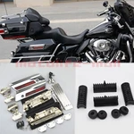 1993-2013 Latch Cover Lids Kit Fit For Harley Saddlebags Hardware Touring Road. Fixed Price $53.55.
