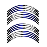 Blue RUSH2 Wheel Sticker 17 Inch Rim For Yamaha YZF-R1M 15 16 18 19 20. Fixed Price $28.80.