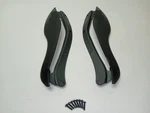 Harley-davidson 2009 Cvo Electra Adjustable Fairing Wind Deflectors Smoked. Fixed Price $39.95.