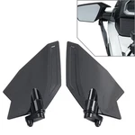 Black Adjust Upper Air Deflectors Wind For Honda Goldwing GL1800DA. Fixed Price $43.01.