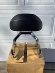 Victory Chrome Lock & Ride Passenger Backrest New P/n 2877938. Fixed Price $275.00.