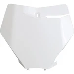 Ufo Plastics - KT04094042 Front Number Plate, 20 Ktm White. Fixed Price $24.95.