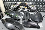 2009 Kawasaki KX250F Black Plastics Body Kit Fenders Shrouds Monster Energy. Fixed Price $84.99.