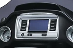 Kuryakyn Tri-line Road Glide Boom Box 4.3 Stereo Trim Chrome Motorcycle 6966. Fixed Price $16.99.