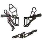 Bmw 2015-2018 S1000RR Woodcraft Racing Rearsets / Footpeg Kit Std & Gp Shift. Fixed Price $569.99.