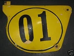 Suzuki RM300 RM400 Right Side Frame Cover 47111-41100-13L. Fixed Price $18.95.