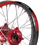 For Honda Xr 250R 90-04 02 Wheel Stickers Rim 21" 18" Dirt Bike P03B Red. Fixed Price $28.75.