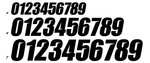 Dcor 45-29-6 Slash Series Individual Numbers 6IN. NO.6 Black. Fixed Price $17.79.