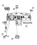 Genuine Mopar Instrument Panel Switch 4602941AB. Fixed Price $10.80.