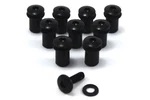 Aprilia Rsvr RSV4 Black M4 Wind Screen Screws Bolts Fixings Well Nuts Kit X10. Fixed Price $34.62.