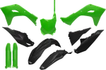 Ufo Body Green/black For Kawasaki Kx '24-'25 KAKIT231F 333. Fixed Price $147.09.