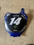 Polisport - 8658000003 Front Number Plate, Blue Yz 98. Fixed Price $19.10.