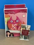 New Sealed American Girl Lot Sew & Stuff Owl Craft Kit W/ Pack Of Trading Cards. Fixed Price $14.00.