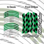GP01 Inch Vinyl Decal Rim Wheel Sticker Dark Green For GSXR1000 17-21 22 23. Fixed Price $32.37.