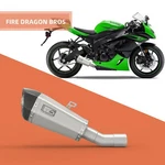 Fdb Slip On Muffler Exhaust Mid Pipes Fit Kawasaki 2009 10 11 2012 ZX6R ZX636 T3. Fixed Price $369.01.