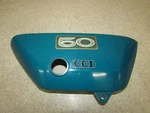 1973 Suzuki Right Frame Side Cover 47111-26000-711. Fixed Price $44.99.