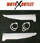 Kawasaki Fork Guards Kx 125 250 500 Protectors Lower Plastic Cover Guides 96-03. Fixed Price $31.99.