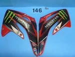 Honda 2004 CR85RB Radiator Shrouds #17545-GBF-K20ZA, #17555-GBF-K20ZA. Fixed Price $13.99.