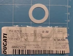Ducati Oem 85610291A Thrust Washer 1MM Nylon/ptfe Shim Nos (each). Fixed Price $8.99.