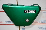 1977 Kawasaki KE250-B1 Left Side Oil Tank Cover. Fixed Price $265.30.