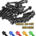 Black Crankcase Engine Cover Bolts For Kawasaki Ninja ZX-10R 04 05. Fixed Price $57.06.